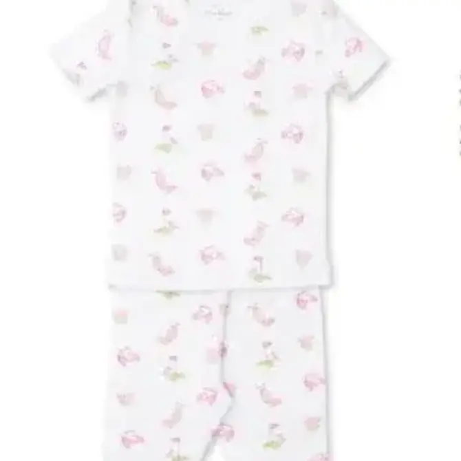 Kissy Kissy 18 Holes Short PJ Set Snug - Multi Pink - 2Y