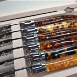 The French Farm 6 Knives Tortoise Acryllic