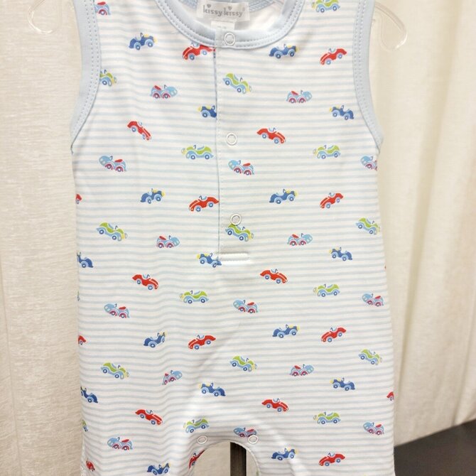 Kissy Kissy Cabricoupe Short Playsuit PRT - Lt Blue - 9M