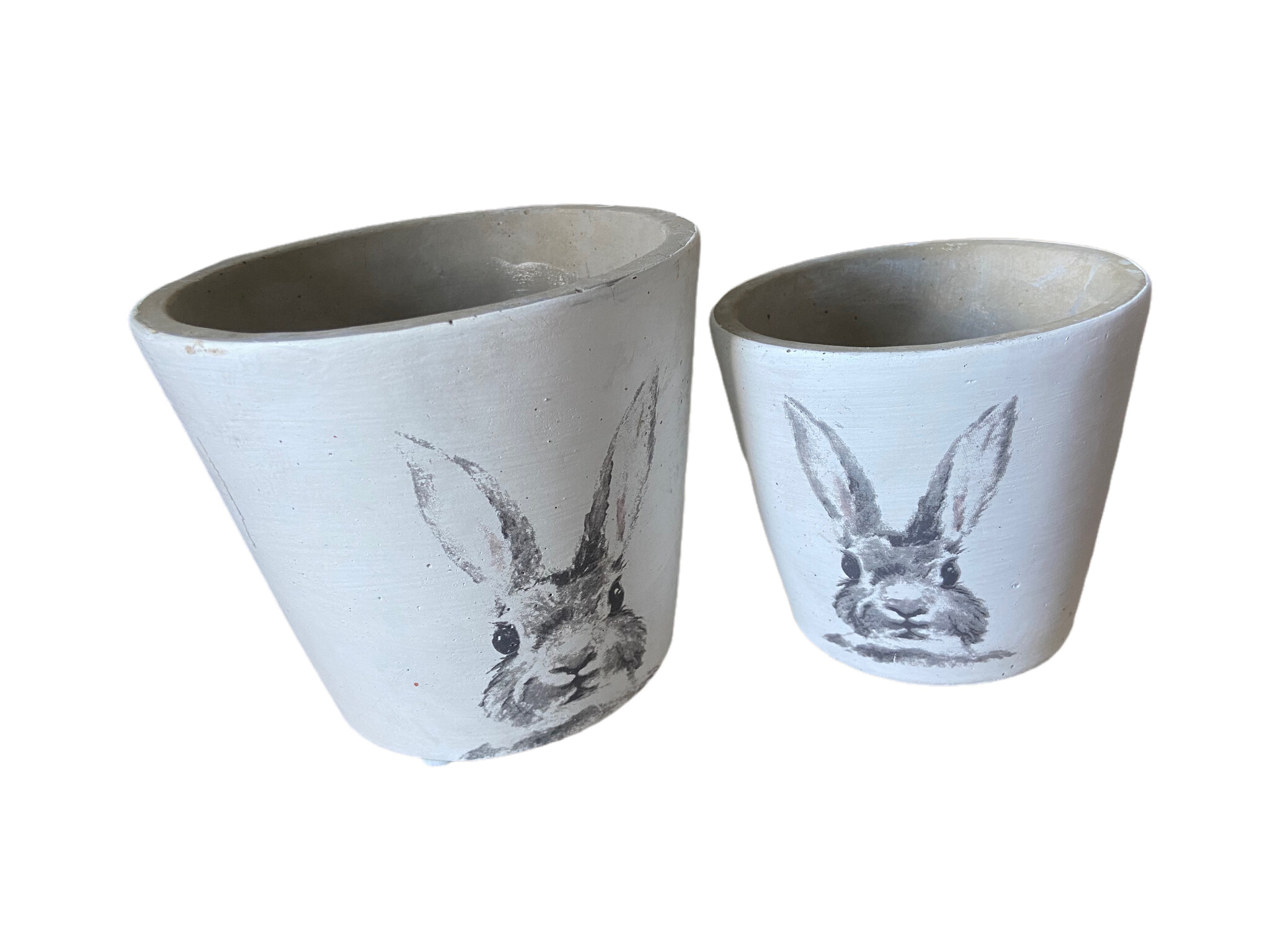 Napa Home and Garden Rabbit Pots Set of 2