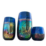 Two's Company Iridescent Vase/Candleholder Medium