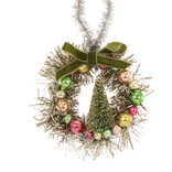 Cody Foster Co. Vintage Wreath Green Ornament