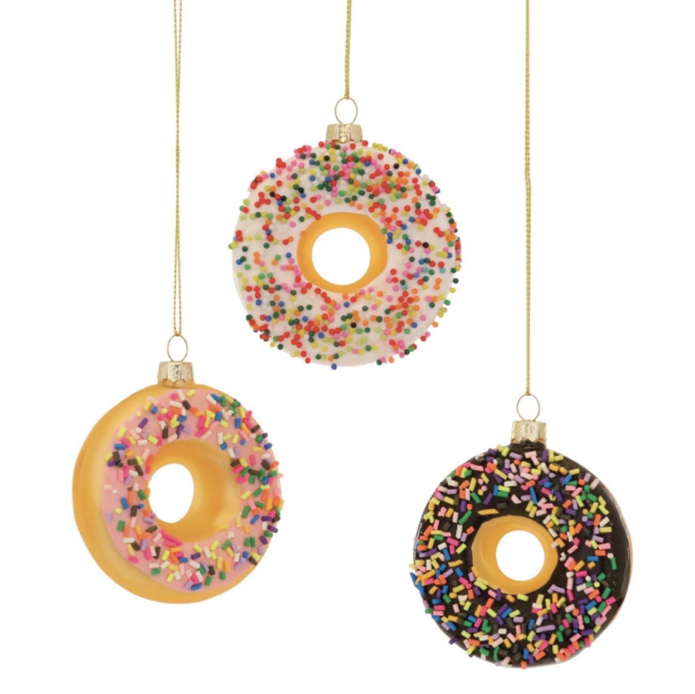 Cody Foster Co. Donuts With Sprinkles Ornaments