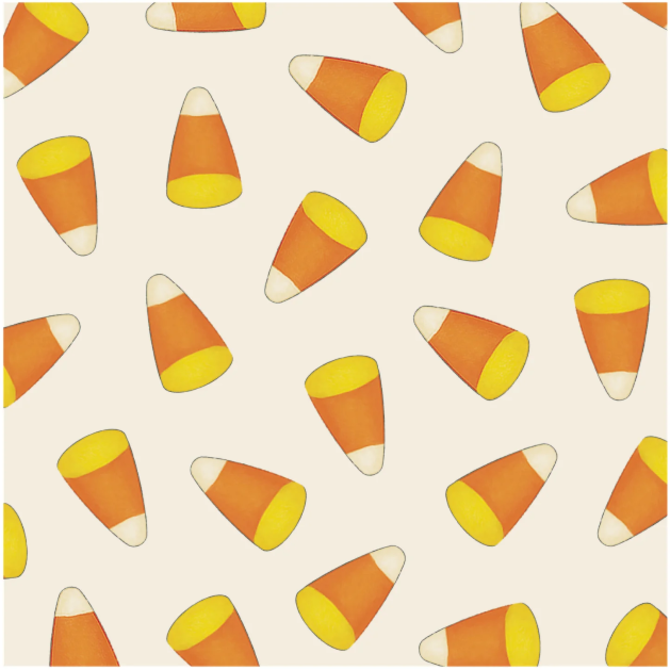 Hester & Cook Candy Corn Cocktail Napkin