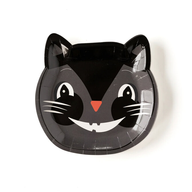 My Mind's Eye Vintage Halloween 8" Cat Plate