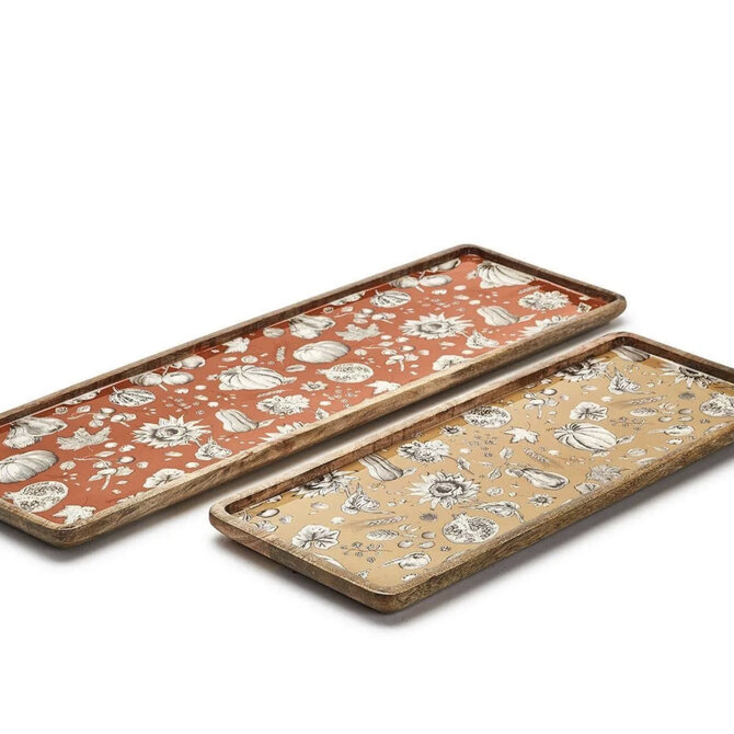 Two's Company Autumn Soiree Serving Tray short