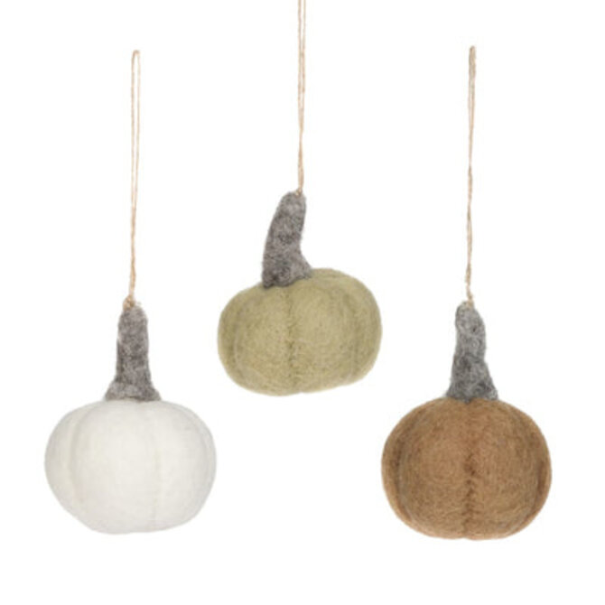 Sophie Allport Bauble Decoration Felt Pumpkins