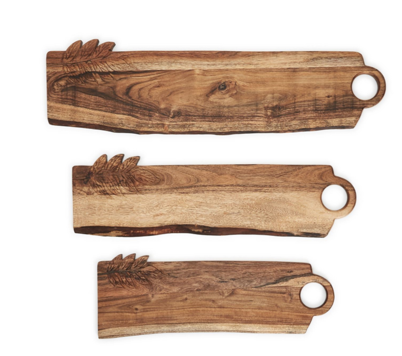 Two's Company Serving Board w Leaf Design sml.