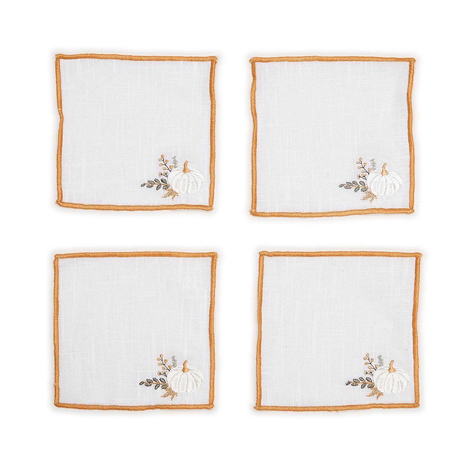Two's Company Heirloom Harvest Cocktail Napkins