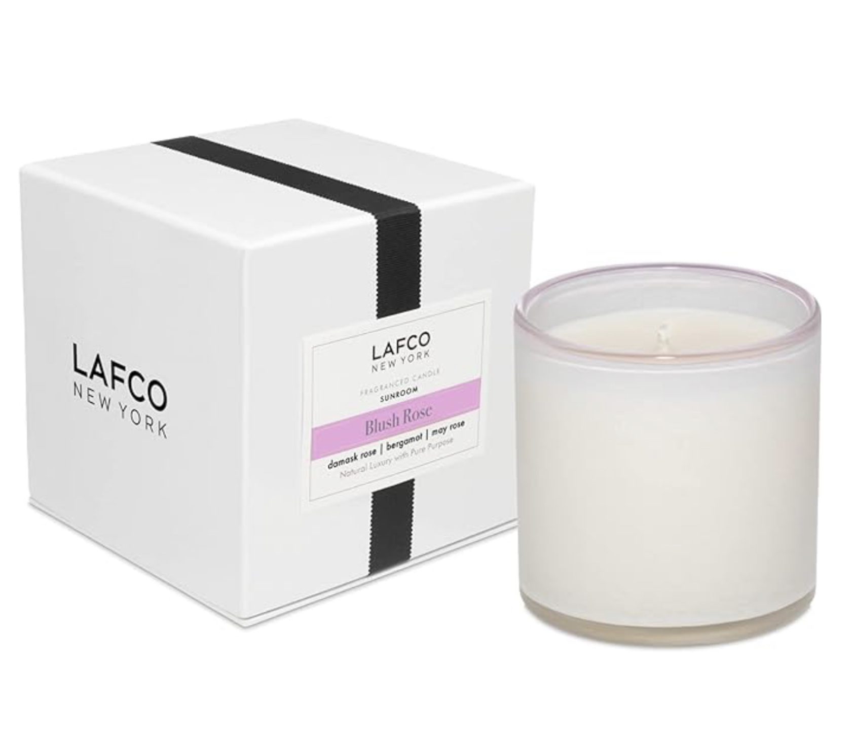 LAFCO Blush Rose Classic Candle - Sunroom - 6.5 oz