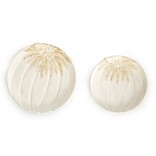 Two's Company Harvest Bounty Pumpkin and Wheat Platter - Small