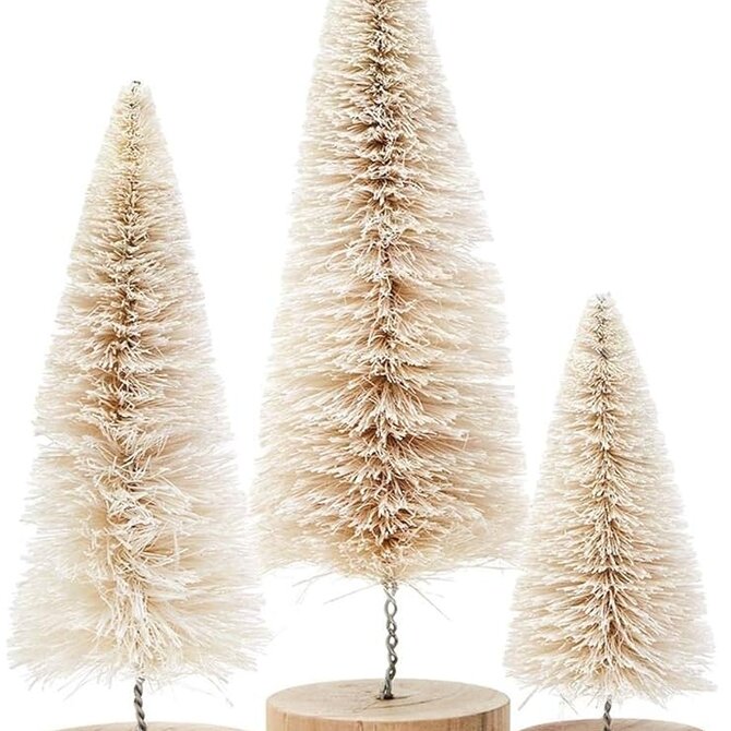 Two's Company Christmas Bottle Brush Tree Small