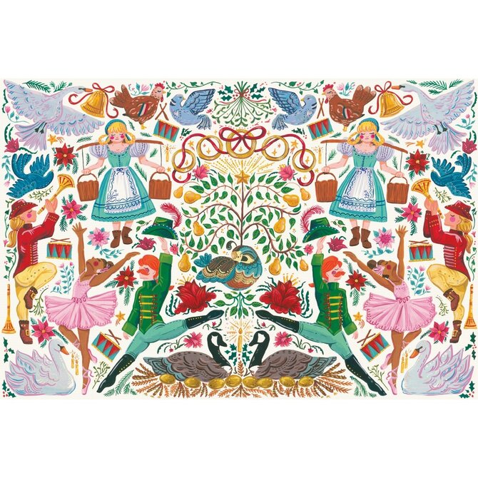 Hester & Cook 12 Days of Christmas Placemats - 24 sheets