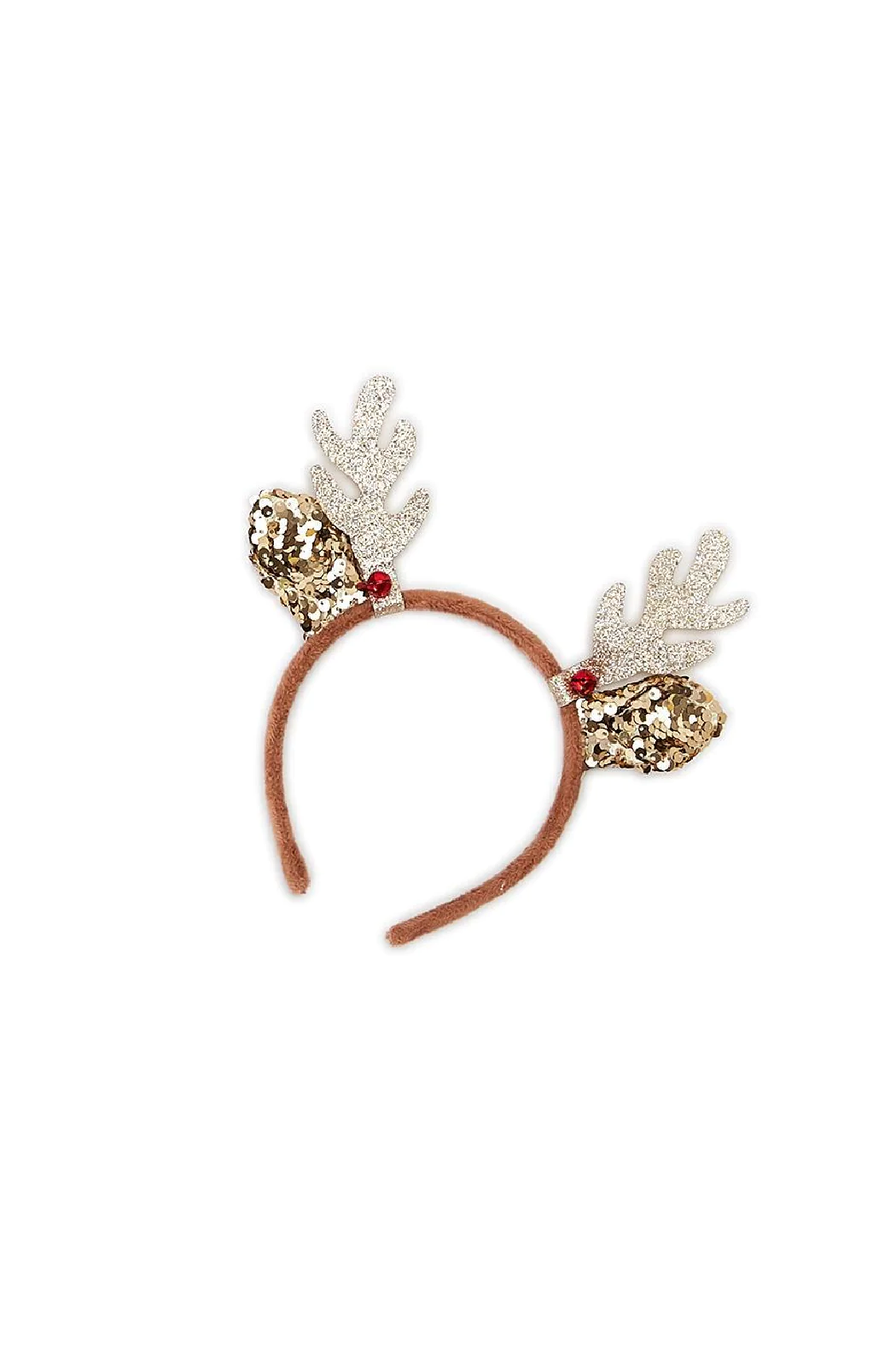 Two's Company Glitter Antlers Headband
