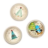 Two's Company Christmas Tree Tidbit Bowls