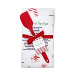 Two's Company Holiday Recipes Dish Towel and Spatula