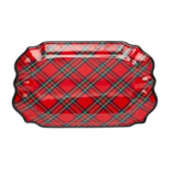 Two's Company Tartan Melamine Platter