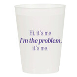 Sip Sip Hooray I'm The Problem Frosted Cups-10 pk