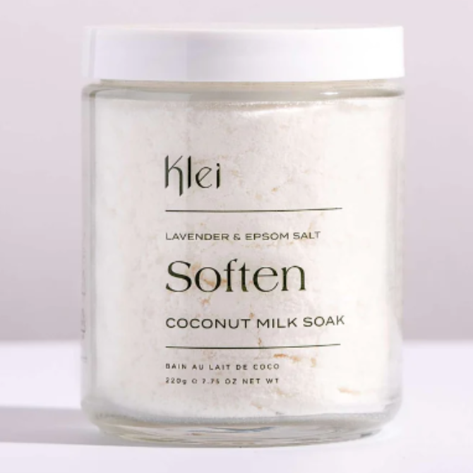 Klei Beauty Soften Lavender & Epsom Salt Coconut Milk Bath Soak