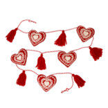 Melange Valentine Garland, Red