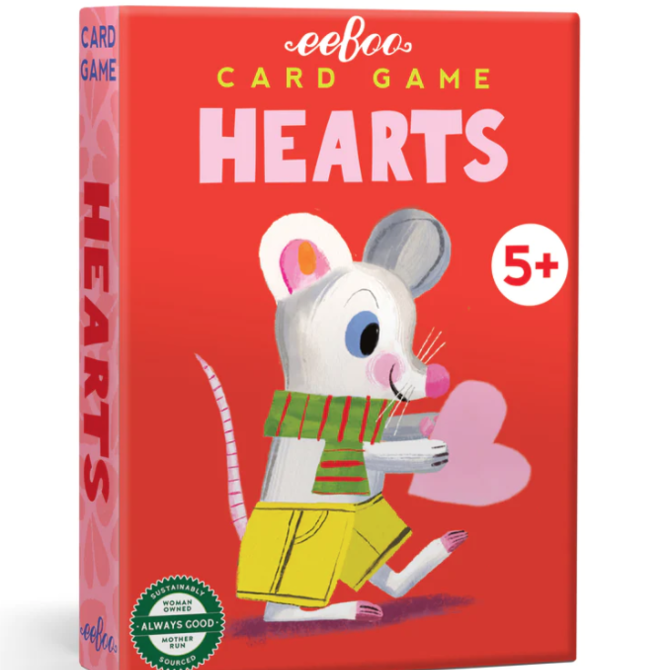 eeBoo Hearts Playing Cards