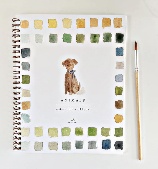 Emily Lex Studio Animals Watercolor Workbook