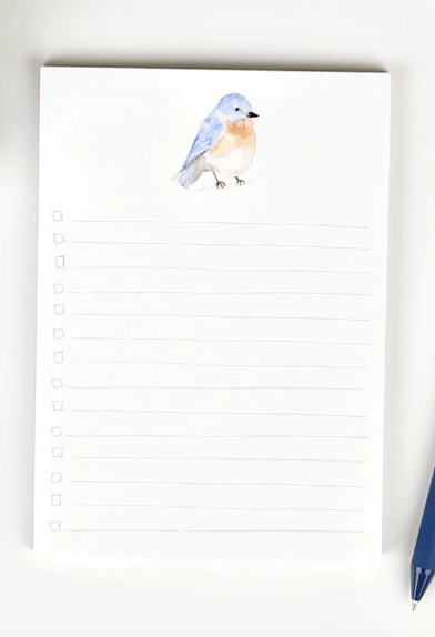 Emily Lex Studio Checklist Notepad - Bluebird