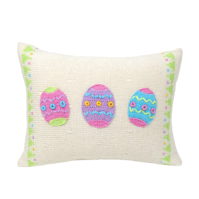 Melange Easter Egg Pillow