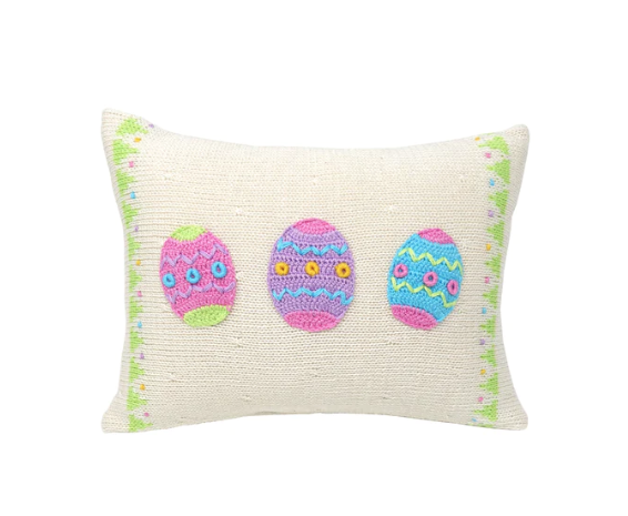 Melange Easter Egg Pillow
