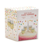 Two's Company Cake Topper Shot Glass in Gift Box