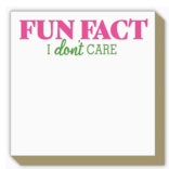 RoseanneBeck Collections Fun Fact I Don't Care Luxe Notpad