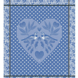 LJF Tea Towel Amour Blue
