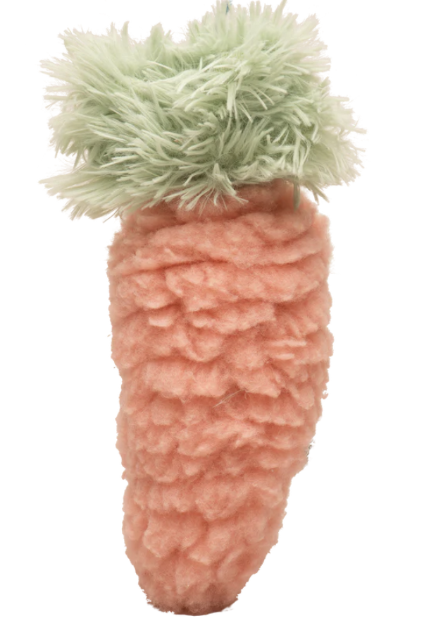 HuggleGroup Mr. Garret Carrot Plush Dog Toy