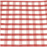 Hester & Cook Red Painted Check Runner - 20" x 25'