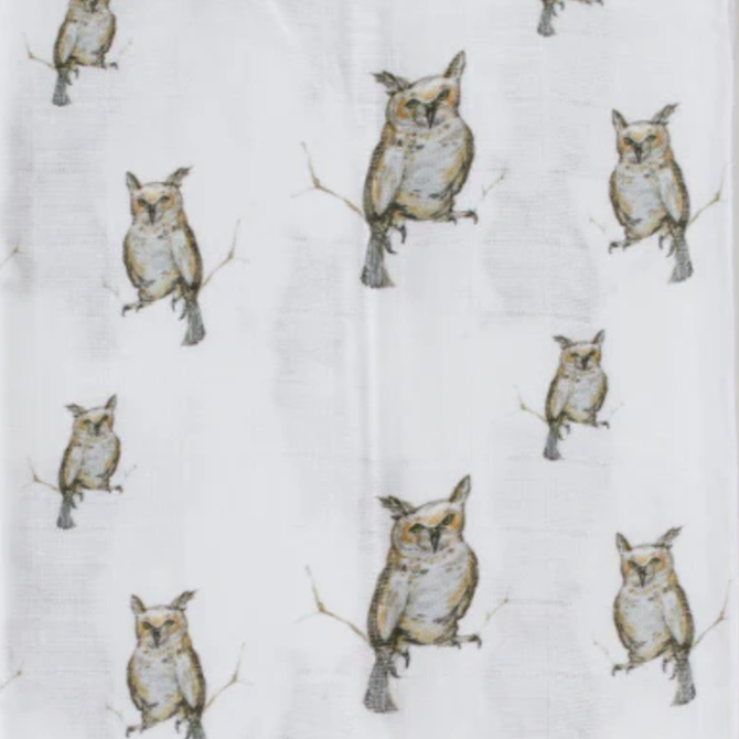 Gillian Valentine Horned Owl Dish Towel