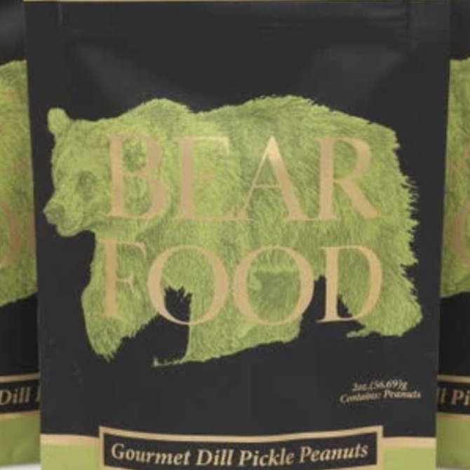 Bear Food Dill Pickle Gourmet Peanuts Pouch - 2 oz.