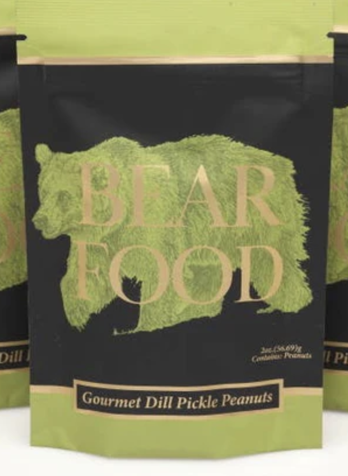 Bear Food Dill Pickle Gourmet Peanuts Pouch - 2 oz.