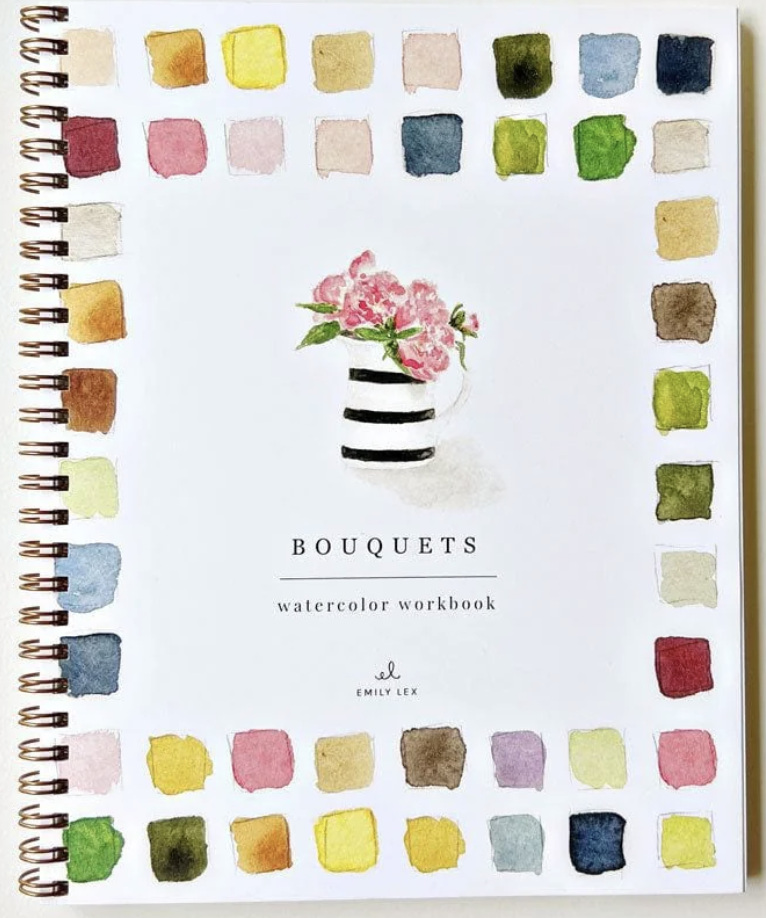 Emily Lex Studio Bouquets Watercolor Notebook