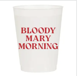 Sip Hip Hooray Bloody Mary Morning Tailgate Frosted Cups