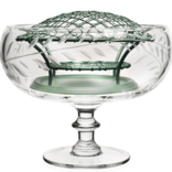 William Yeoward Jasmine Footed Rose Bowl & Wire 8 1/2"