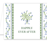 Dogwood Hill Broderie Bleue Wedding Card