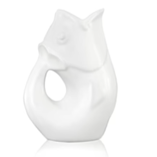 Chirpy Top Aqua Gurgle Pot - White