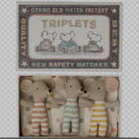 Maileg Baby Mice Triplets in Matchbox