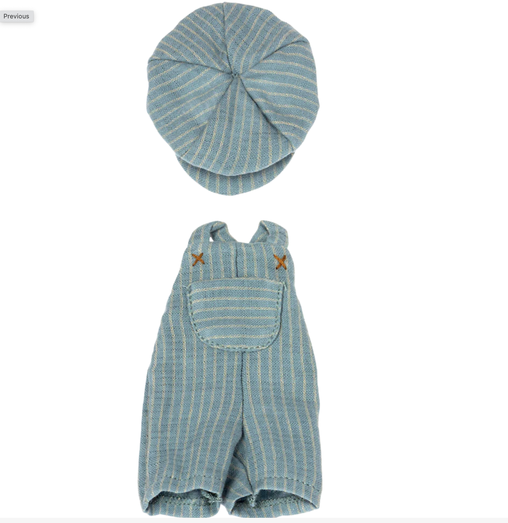 Maileg Overall and Cap for Teddy Junior