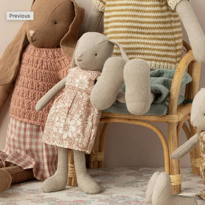 Maileg Bunny Size 1 - Classic Flower Dress