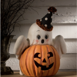 Bethany Lowe Designs Boo Ghost Jack-O-Lantern