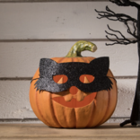 Bethany Lowe Designs Cat Masquerade Pumpkin