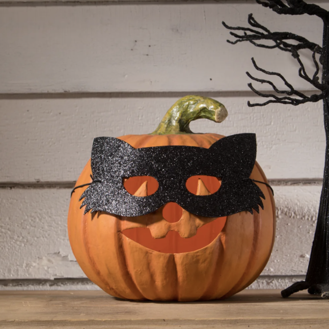 Cat Masquerade Pumpkin