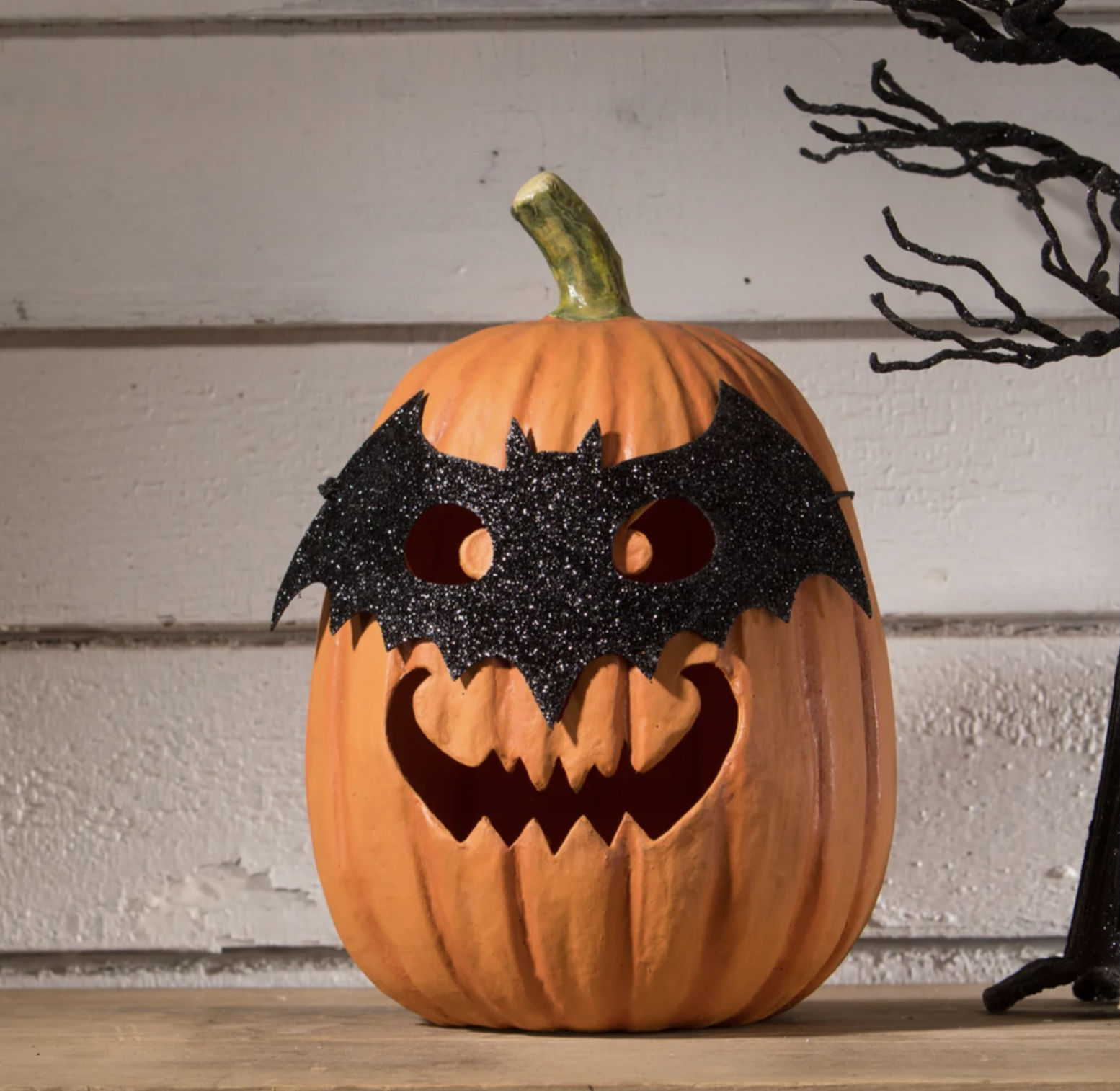 Bethany Lowe Designs Bat Masquerade Pumpkin