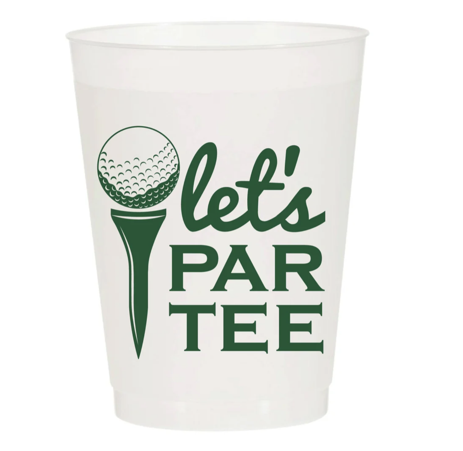 Sip Hip Hooray Let's ParTee Frosted Cups- 6 Pack